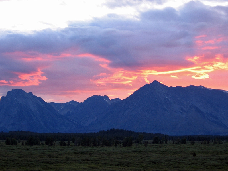 Grand Teton Mountain Range