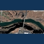 Satellite View Of The Perrine Bridge