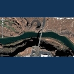 Satellite View Of The Perrine Bridge