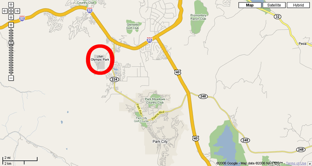 Utah Olympic Park Map
