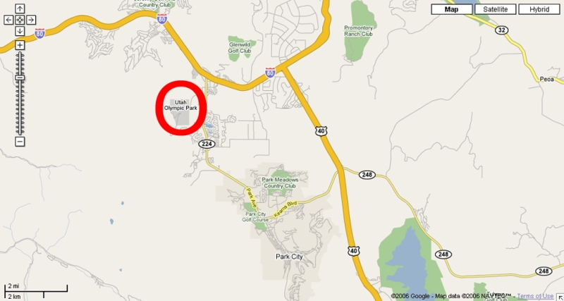 Utah Olympic Park Map
