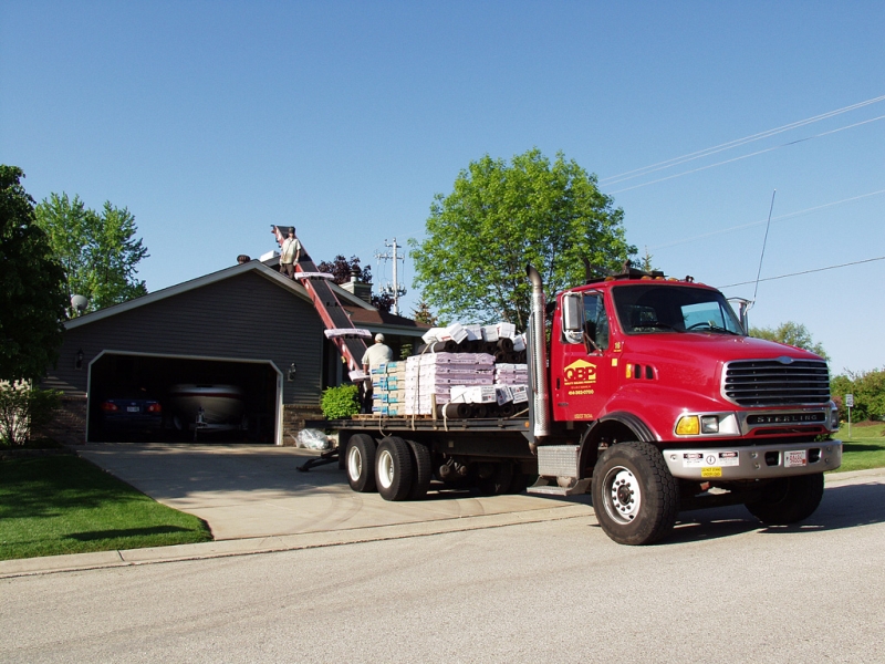 Delivery of  the shingles