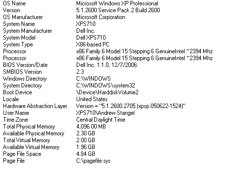 The operating system