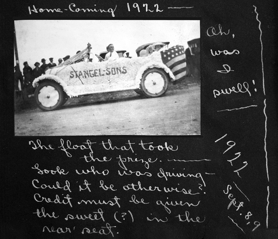 1922 - A Page From Dad's Scrapbook