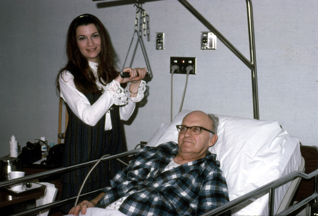 1970 - Dad and Kathy