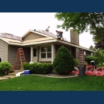 Installing roofing paper