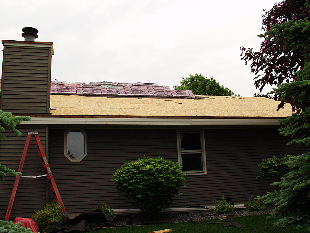 West side of house