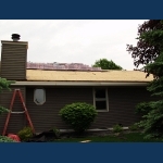 West side of house