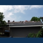 New shingles installed