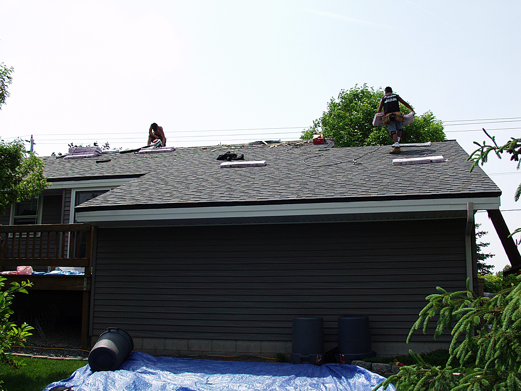 Shingle installation