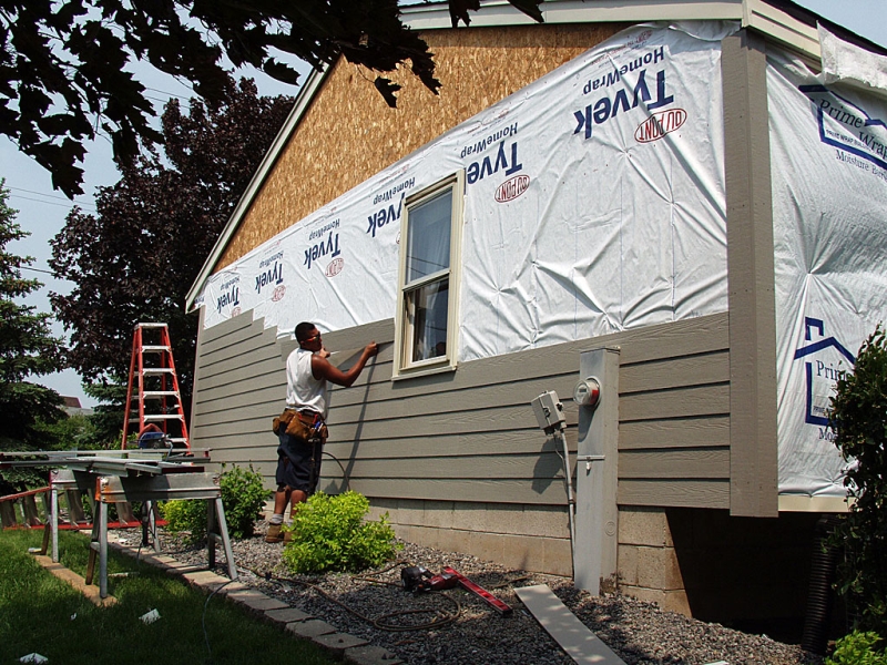 Siding installation