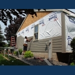 Siding installation