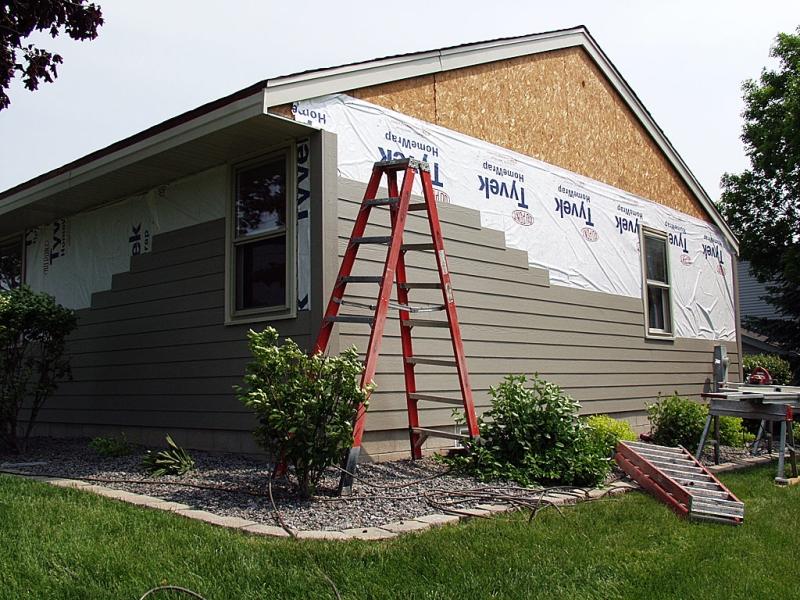 Siding installation