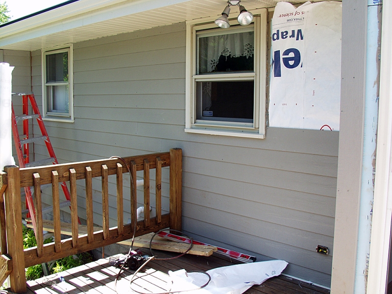 Siding installation