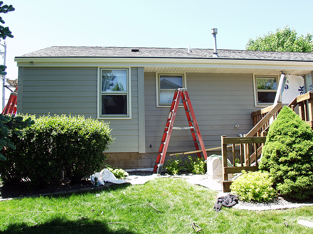 Siding installation
