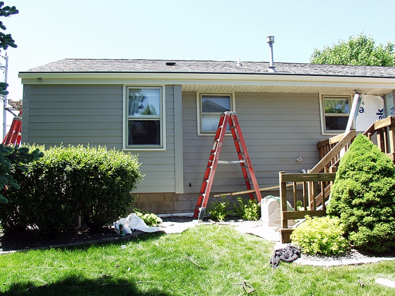 Siding installation