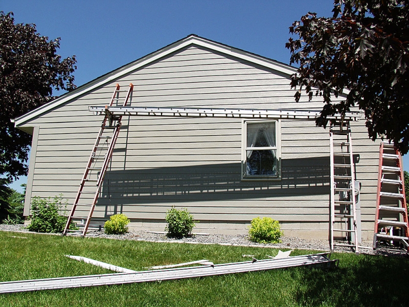 Siding installation