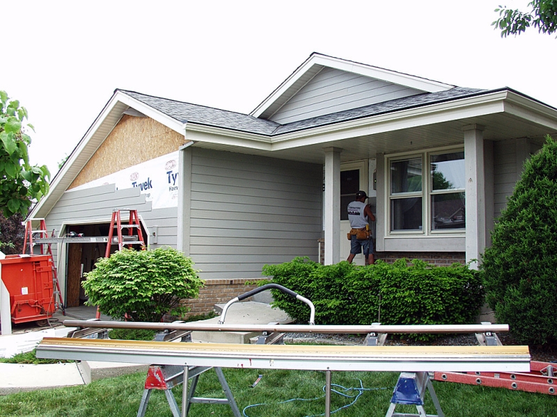 Siding installation