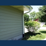 Completed downspout