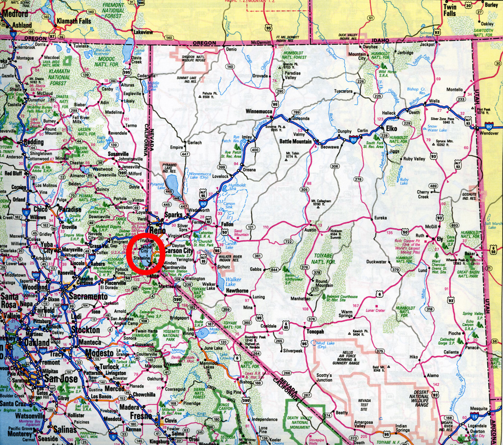 Nevada Map