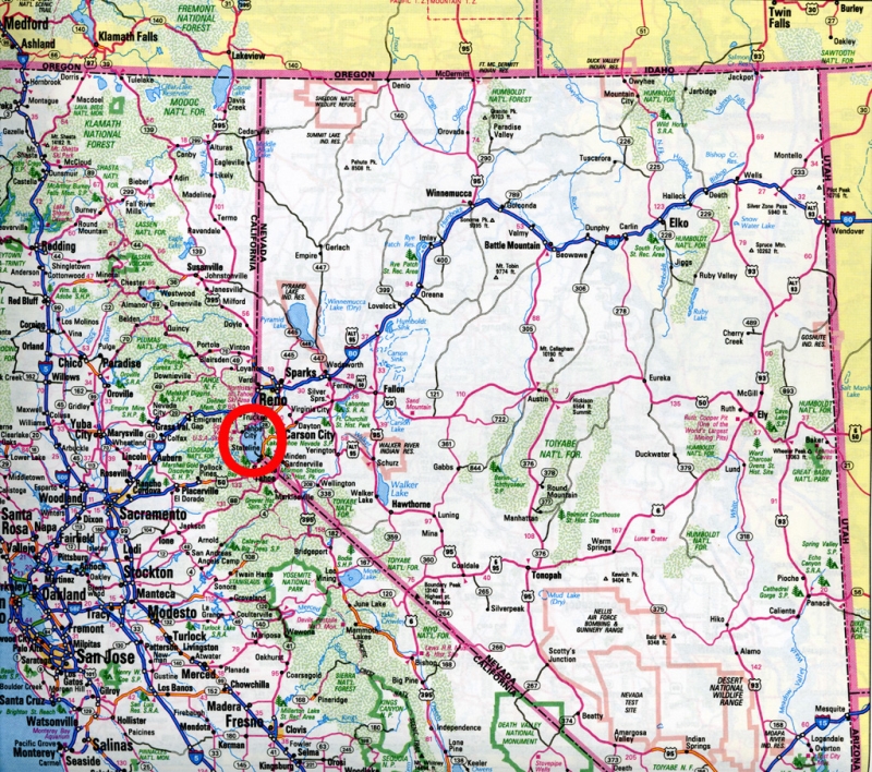 Nevada Map