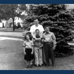 1954 - Peter, Holly, Andy and Tim