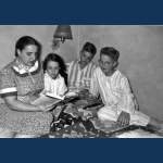 1952 - Mom, Holly, Andy and Tim