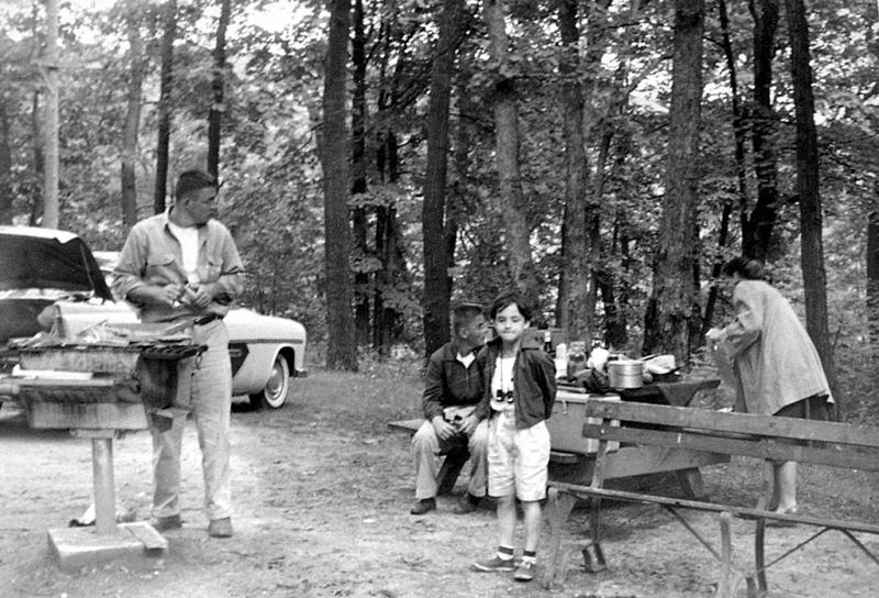 1956 - Peter, Tim, Holly and Mom