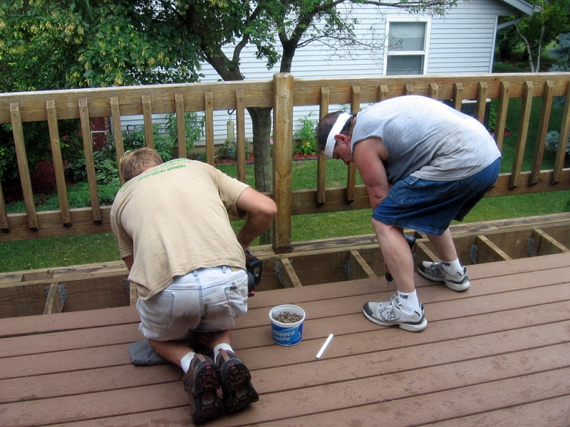 Installing Deck Boards