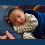 Asleep on Dad's Lap