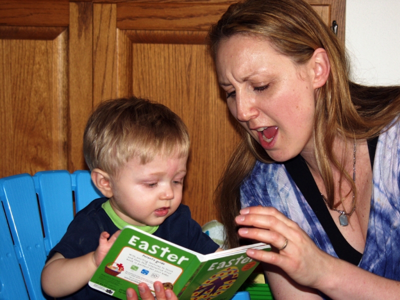 Mom Sure Gets Into Reading Me A Book
