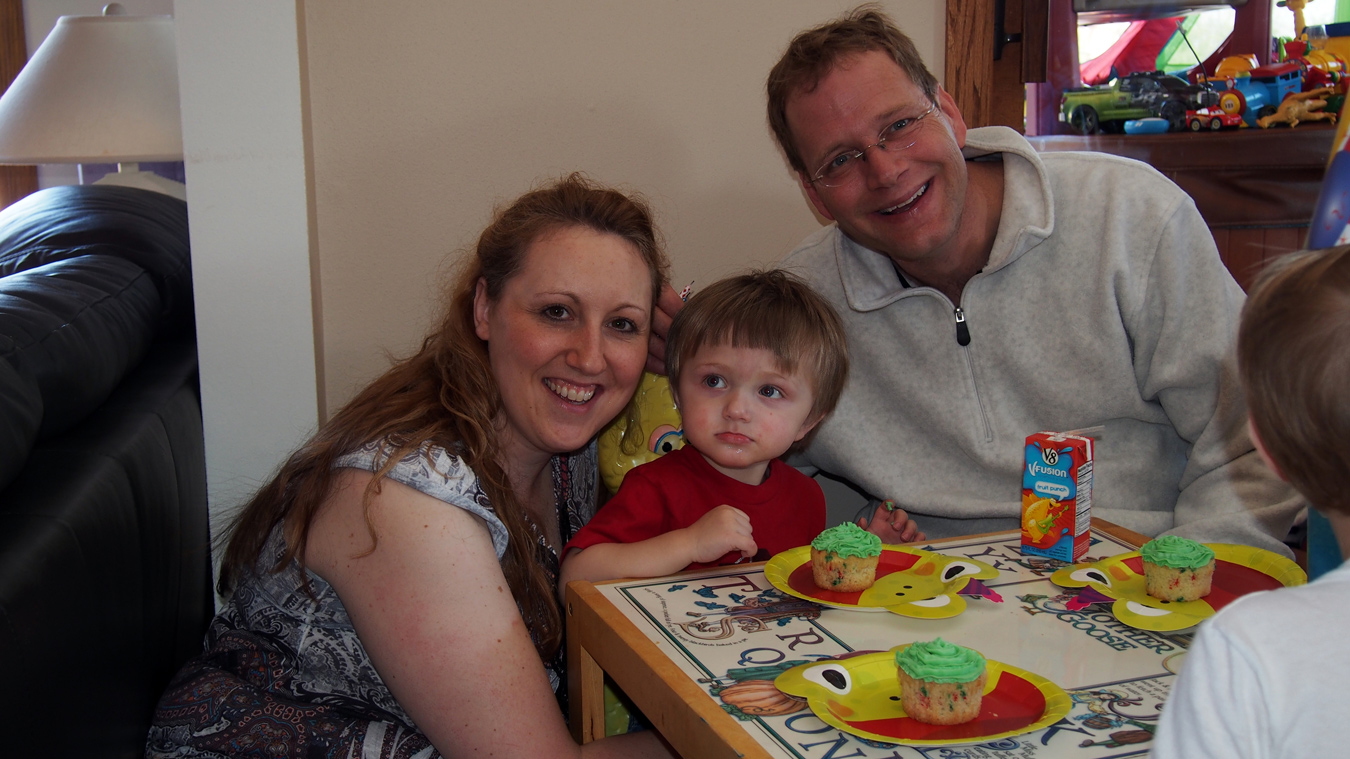Mom, Jakob and Dad