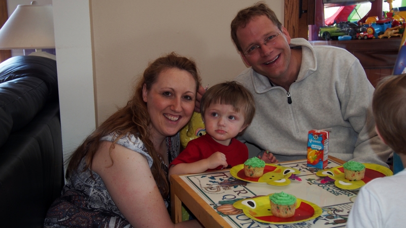 Mom, Jakob and Dad
