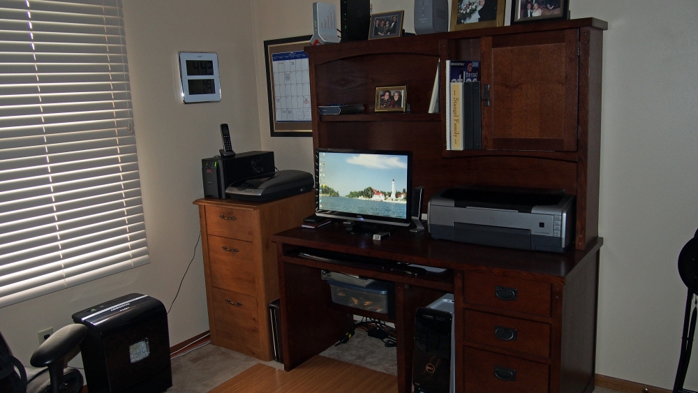 Smaller Desk and Hutch