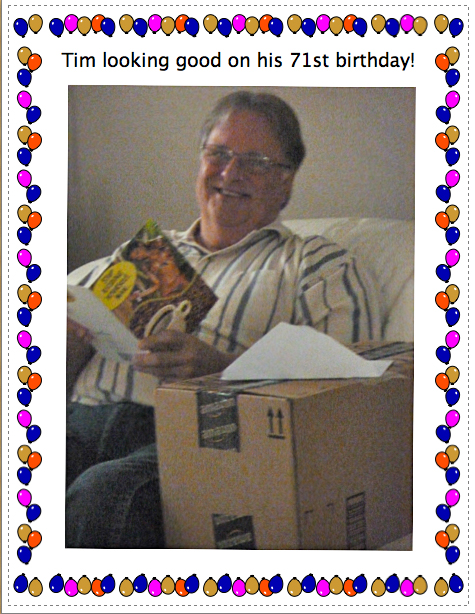 Tim's Birthday 9.18.2013