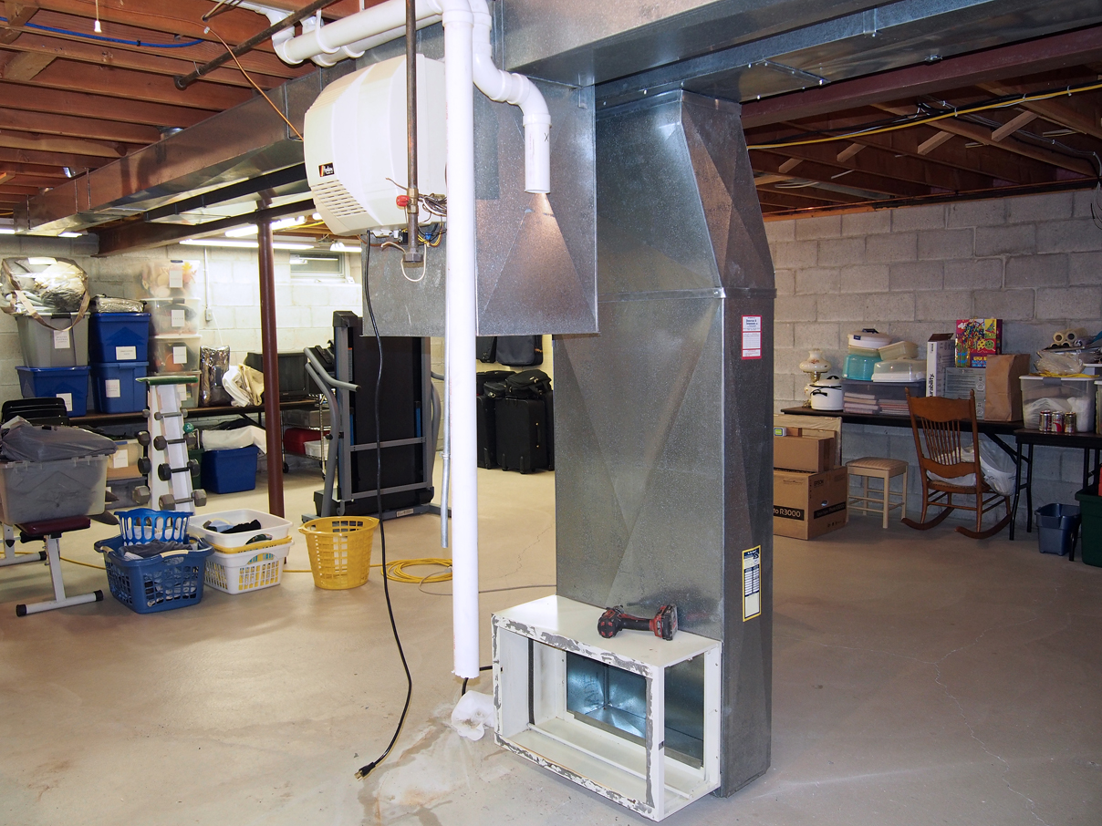 Old Furnace Removed