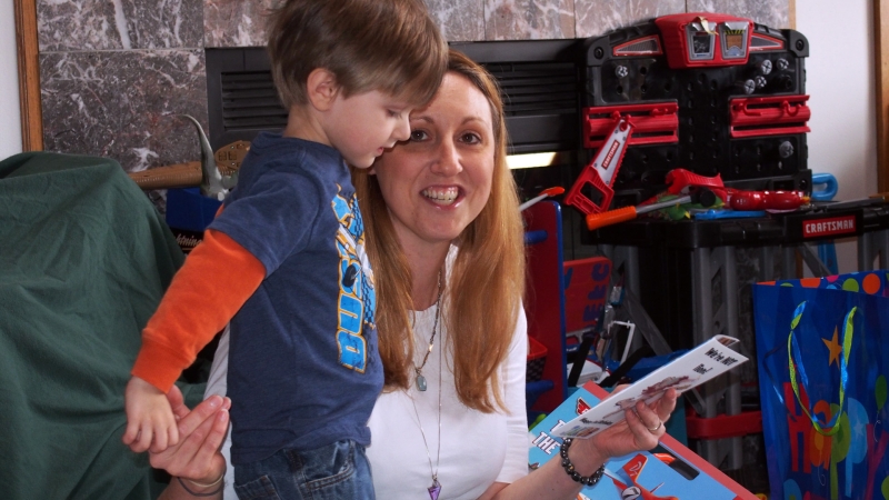 Mom and Jakob
