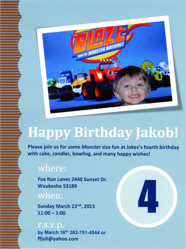 Jakob's 4th Birthday