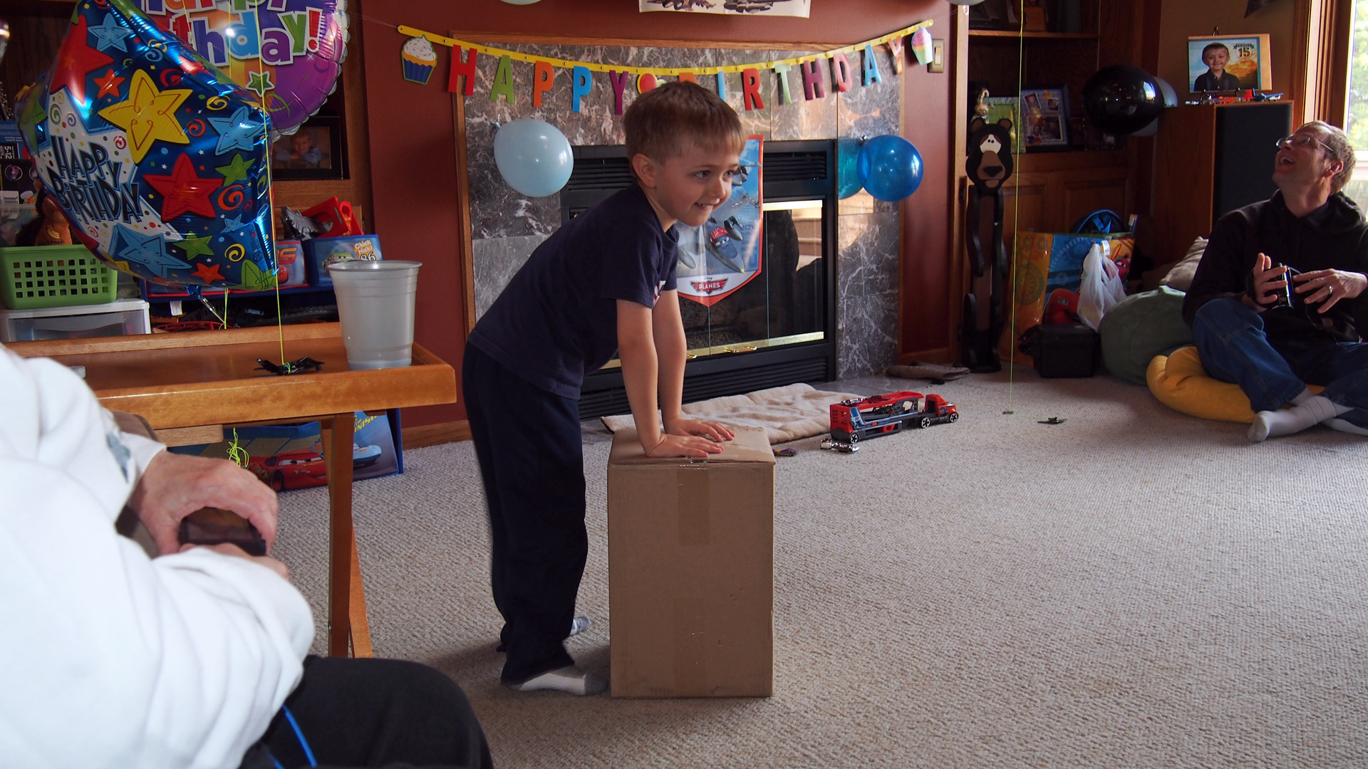 Jakob Enjoying His 5th Birthday