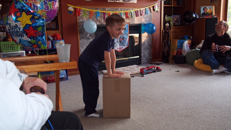 Jakob Enjoying His 5th Birthday