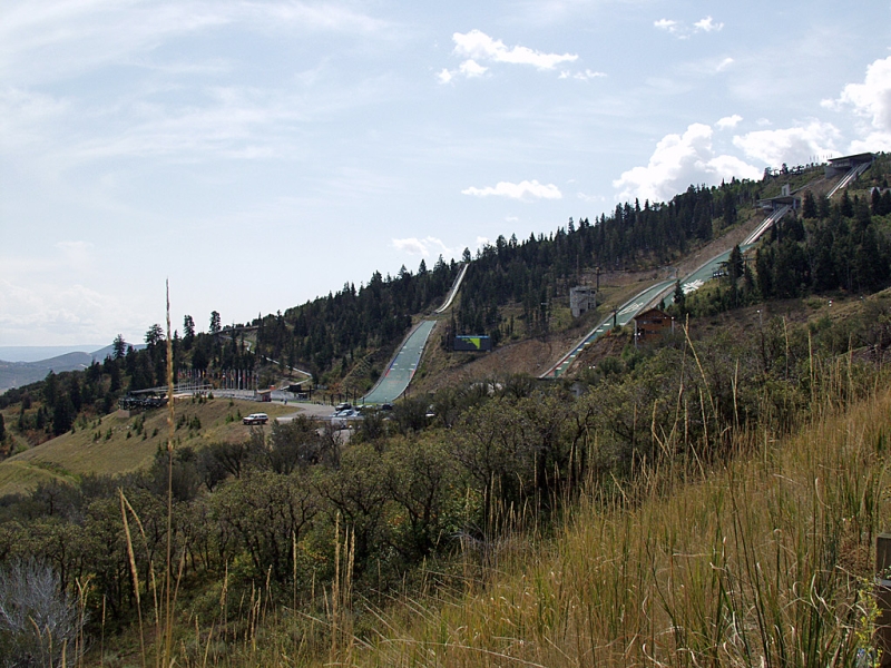 Utah Olympic Park Ski Jumps