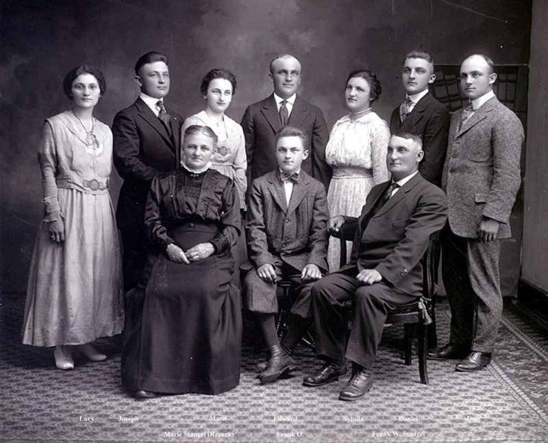 The Frank W. and Marie (Rezach) Stangel Family