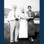 1931 - Dad, Grandma Stangel and Mom