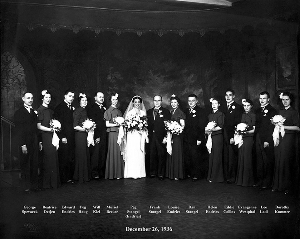 12/26/1936 - The Frank O. Stangel Wedding