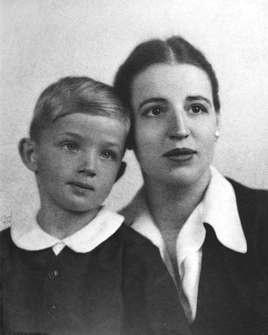 1946 - Mom and Peter