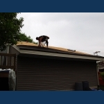 Installing roofing paper