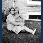  1941 - Mom and Peter - 3 years