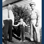 1942 - Dad and Peter - 4 years old