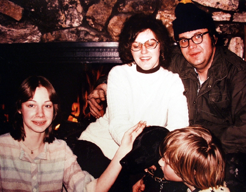 1980 - Carol, Pete, Linda, Mike  and "Satin"