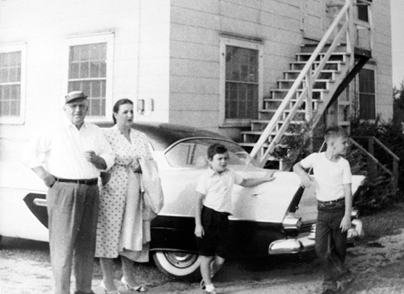 1957 - Dad, Mom, Holly and Andy